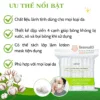 Bông tẩy trang Miniso Nhật Bản 180 miếng (4)