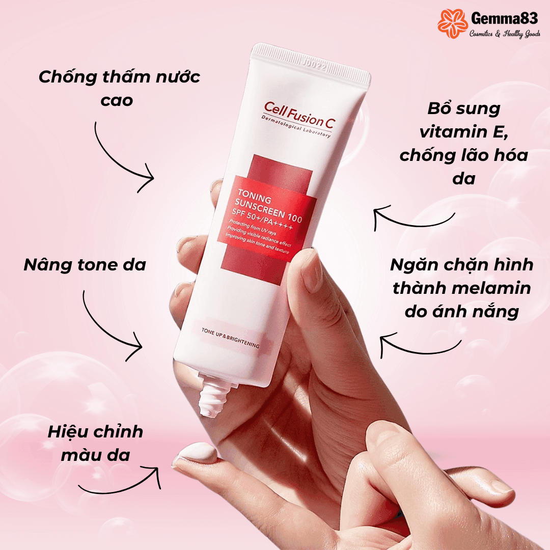 Kem chống nắng Cell Fusion C Toning Suncream SPF50+ PA+++ (3)