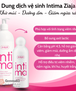 Dung dịch vệ sinh phụ nữ Intima Ziaja Ba Lan (1)