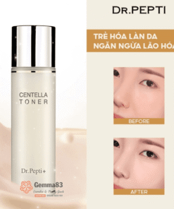 Nước hoa hồng Dr.Pepti Centella Toner 180ml dưỡng da căng bóng (4)
