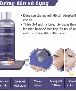 Nước hoa hồng Klairs không mùi Supple Preparation Unscented Toner 180ml (1)