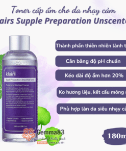 Nước hoa hồng Klairs không mùi Supple Preparation Unscented Toner 180ml (3)