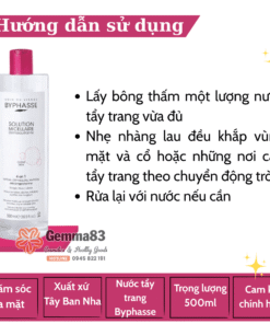 Nước tẩy trang Byphasse Solution Micellaire dành cho mọi loại da (1)