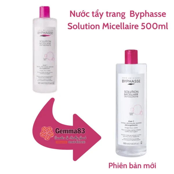 Nước tẩy trang Byphasse Solution Micellaire dành cho mọi loại da (3)