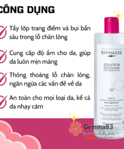 Nước tẩy trang Byphasse Solution Micellaire dành cho mọi loại da (5)