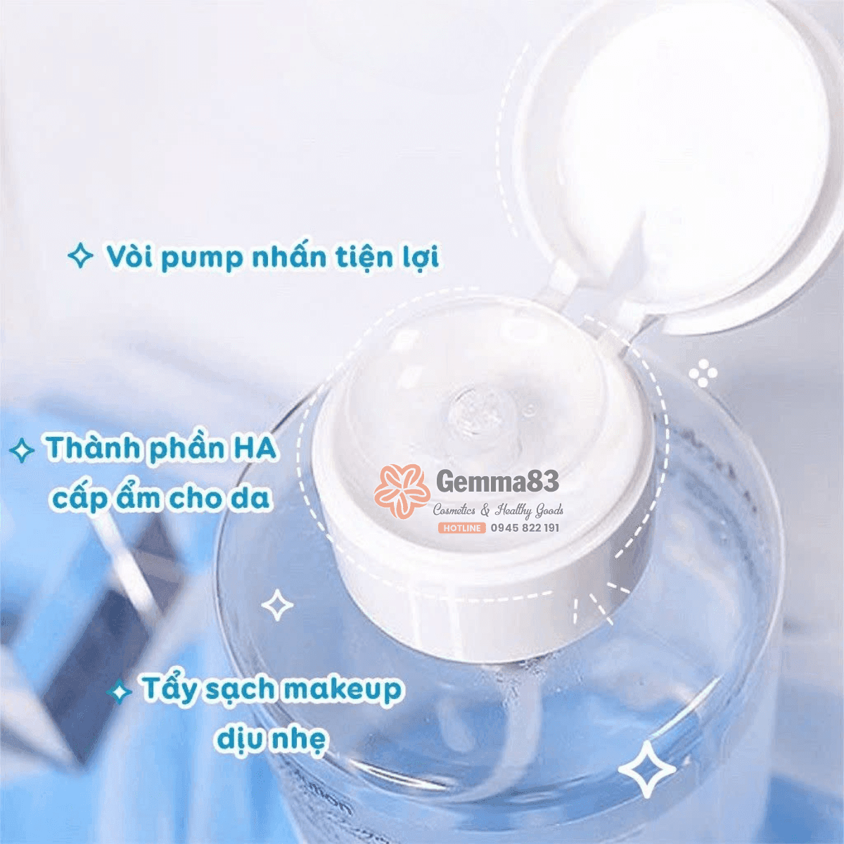 Nước tẩy trang JM Solution H9 Hyaluronic Ampoule Cleansing Water (3)