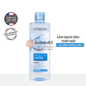 Nước tẩy trang L'Oréal 3in1 Micellar Water Refreshing 400ml (3)