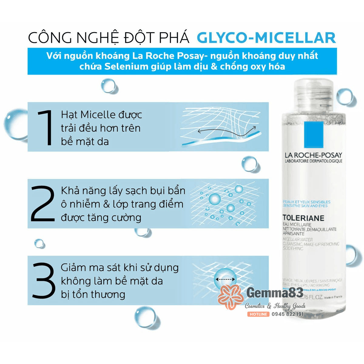 Nước tẩy trang La Roche Posay dành cho da nhạy cảm 400ml (3)