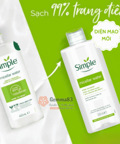 Nước tẩy trang Simple lành tính làm sạch trang điểm 200ml (7)