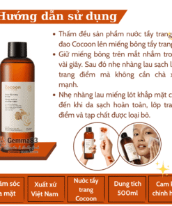 Nước tẩy trang bí đao Cocoon làm sạch giảm dầu 500ml (1)