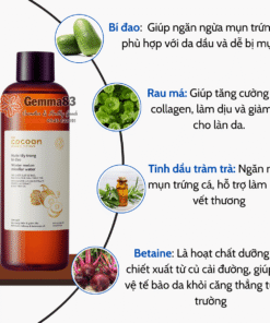 Nước tẩy trang bí đao Cocoon làm sạch giảm dầu 500ml (4)