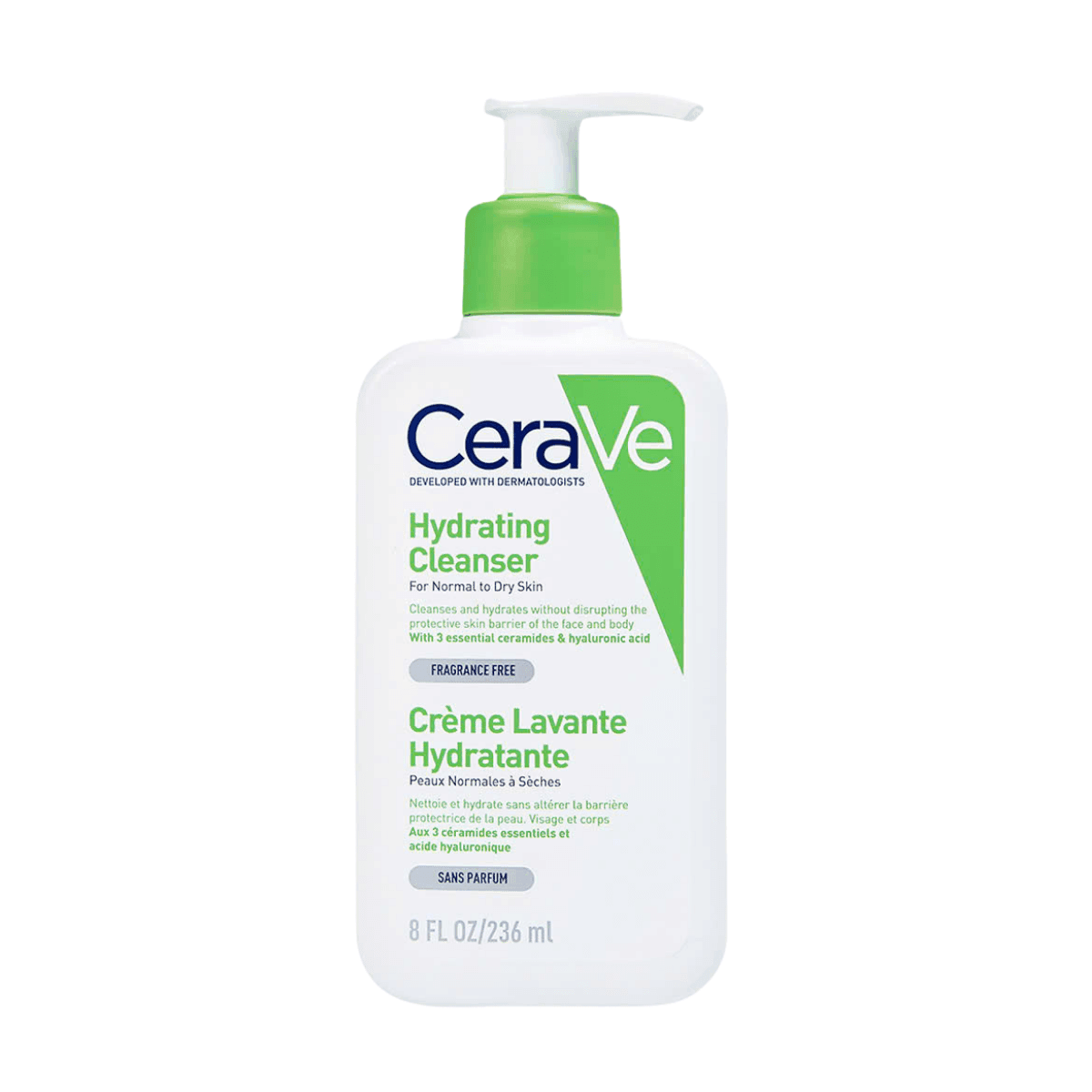 Sữa rửa mặt Cerave cho da khô, da thường 236ml Hydrating Cleanser (2)