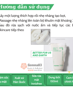 Sữa rửa mặt Innisfree Green Tea Cleansing Foam dưỡng ẩm chiết xuất trà xanh 150g (2)