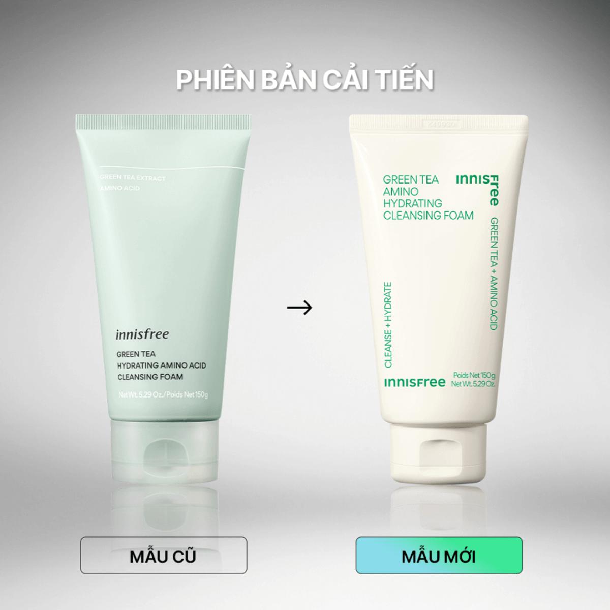 Sữa rửa mặt Innisfree Green Tea Cleansing Foam dưỡng ẩm chiết xuất trà xanh 150g (5)