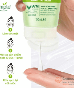 Sữa rửa mặt Simple Kind To Skin Refreshing Facial Wash Gel 150ml (2)