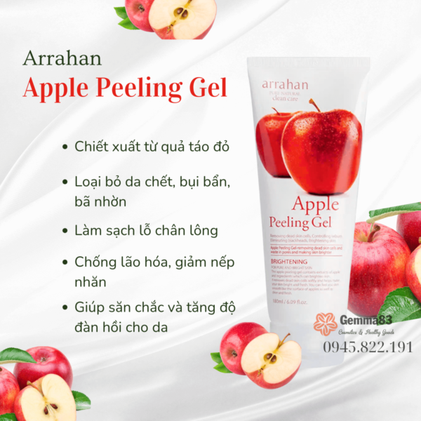 Tẩy tế bào chết Arrahan Peeling Gel 180ml (6)