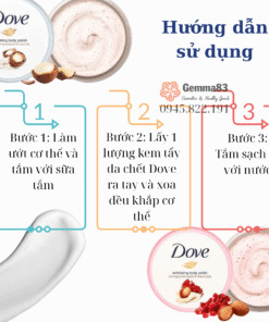 Tẩy tế bào chết Dove Exfoliating Body Polish 225ml (Bản Đức) (2)
