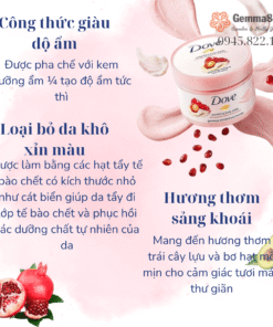 Tẩy tế bào chết Dove Exfoliating Body Polish 225ml (Bản Đức) (5)