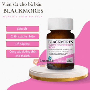 Viên sắt bầu Blackmores Women's Premium Iron 30 viên của Úc (3)