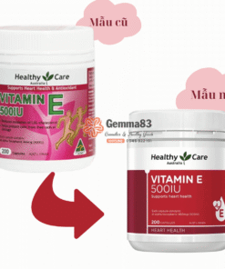 Viên uống vitamin E Healthy Care 500IU Úc lọ 200 viên (4)