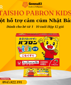 Bột cảm cúm cho bé Taisho Pabron Kids từ 1 10 tuổi 12 gói  (3)