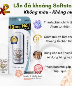 Lăn khử mùi đá khoáng Soft Stone 20g nội địa Nhật Bản mẫu mới (3)