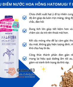Nước hoa hồng Hatomugi Naturie Skin Conditioner Lotion Nhật Bản 500ml (5)
