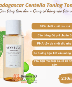 Nước hoa hồng Skin1004 Madagascar Centella Toning Toner 210ml phục hồi và tái tạo da (3)