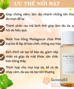 Nước hoa hồng Skin1004 Madagascar Centella Toning Toner 210ml phục hồi và tái tạo da (5)