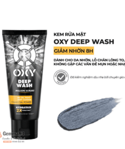 Sữa rửa mặt Oxy Deep Wash nội địa Nhật Bản dành cho nam giới 100g (3)