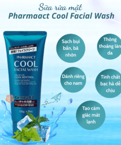 Sữa rửa mặt PHARMAACT Cool Facial Wash 130g (4)