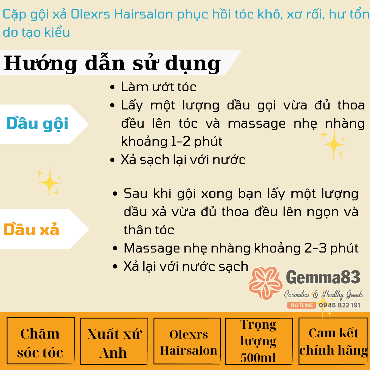 Bộ dầu gội xả Olexrs Hair Salon Argan Oil Collagen của Anh (1) Bộ dầu gội xả Olexrs Hair Salon Argan Oil Collagen của Anh (1)