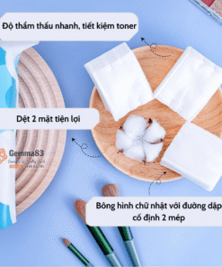 Bông tẩy trang Habaria Sheep Cotton 234 miếng (1)