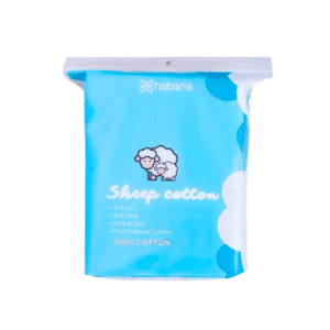 Bông tẩy trang Habaria Sheep Cotton 234 miếng (2)