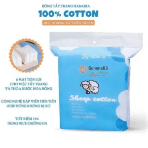 Bông tẩy trang Habaria Sheep Cotton 234 miếng (3)