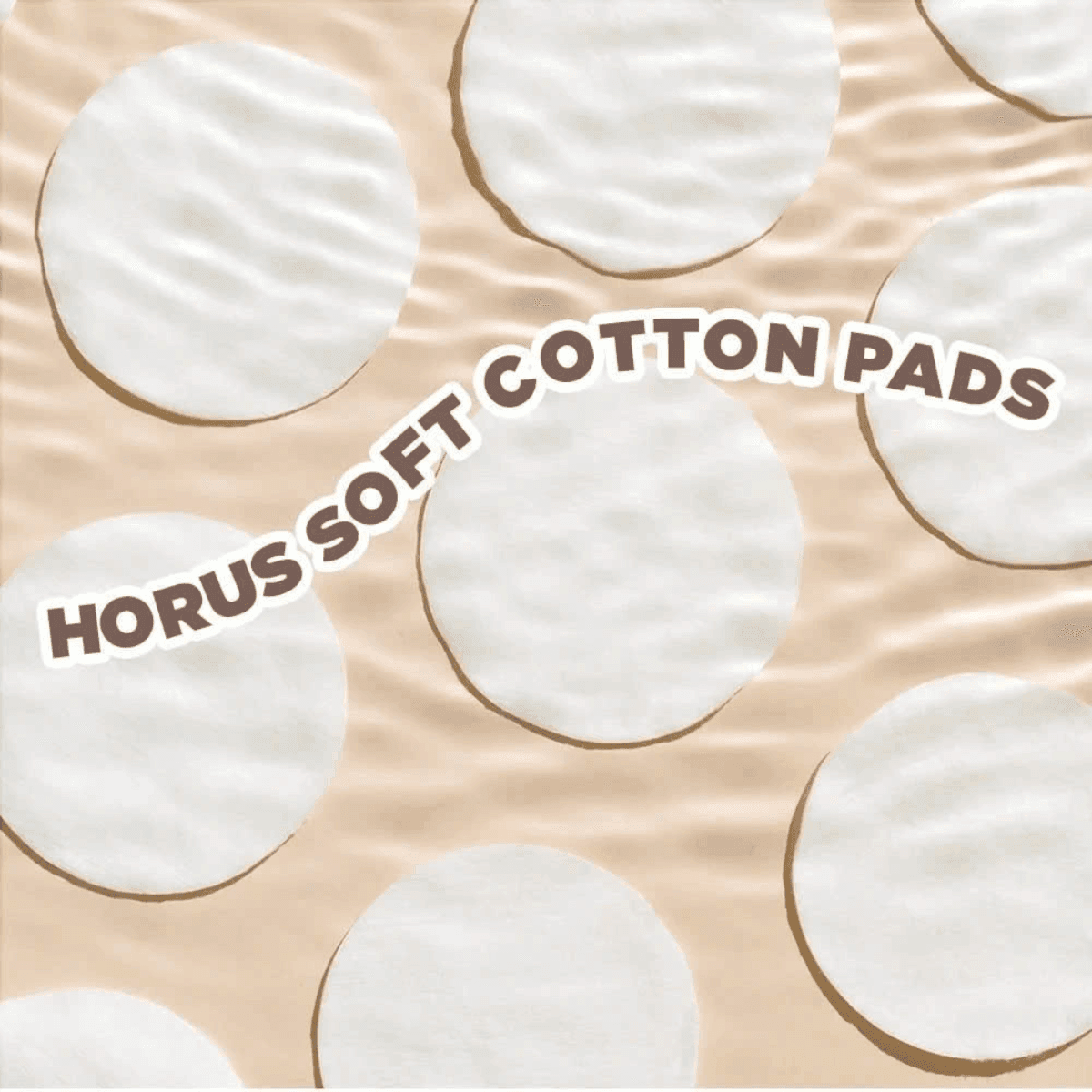 Bông tẩy trang Horus Soft Cotton Pads 120 miếng (1)