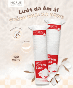 Bông tẩy trang Horus Soft Cotton Pads 120 miếng (3)