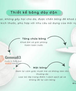 Bông tẩy trang La Soirée Premium Cotton 225 miếng (7)