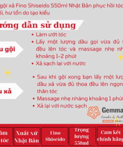 Dầu gội xả Fino Shiseido Premium Touch 550ml (1)