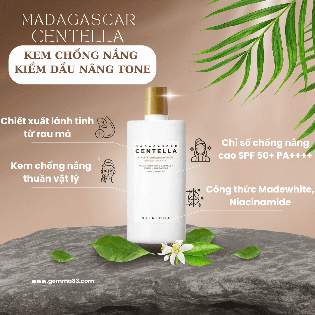 Kem chống nắng Skin1004 Centella cho da nhạy cảm SPF50+ PA++++ 50ml (2)