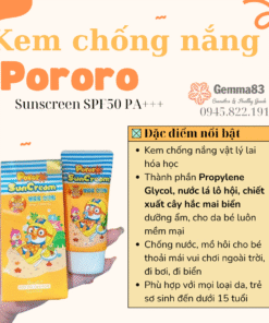 Kem chống nắng cho bé Pororo Sun Cream SPF 50+ PA+++ 50ml (4)