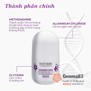 Lăn khử mùi Biotrade Odorex Deo Roll Antiperspirant Roll On chống đổ mồ hôi 20ml (4)