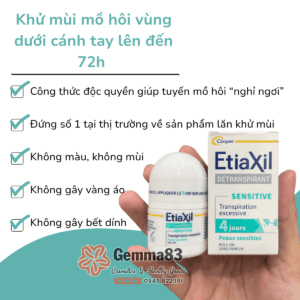 Lăn khử mùi Etiaxil cho da nhạy cảm Aisselles Sensibles 15ml (4)