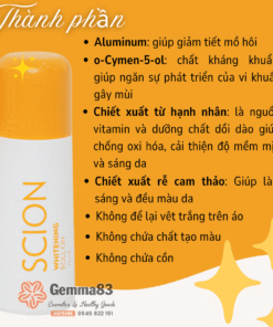 Lăn khử mùi Scion Nuskin Pure White Roll On 75ml (5)