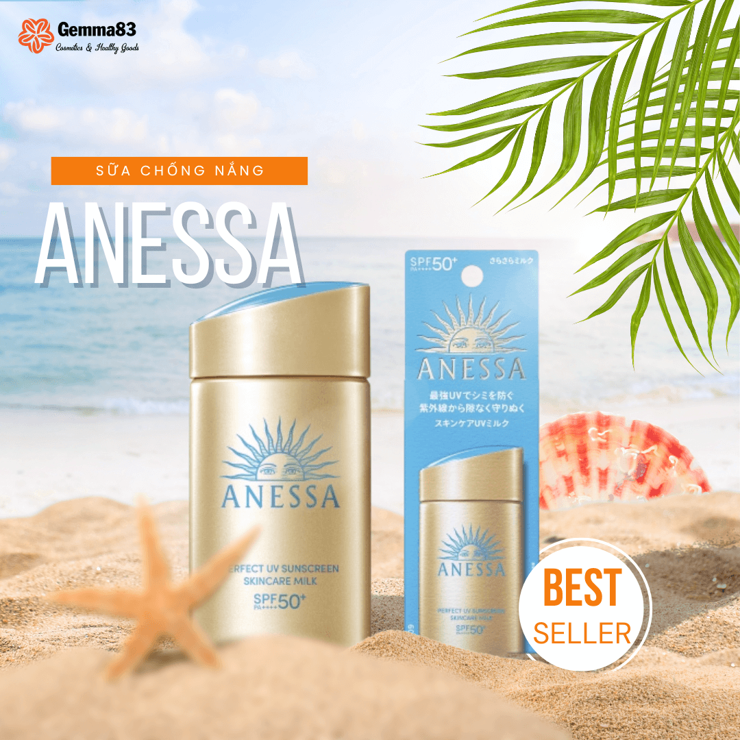 Sữa chống nắng Anessa Perfect UV Sunscreen Skincare Milk 60ml (1)