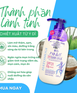 Sữa dưỡng thể chống nắng Hatomugi SPF31 250ml (1)