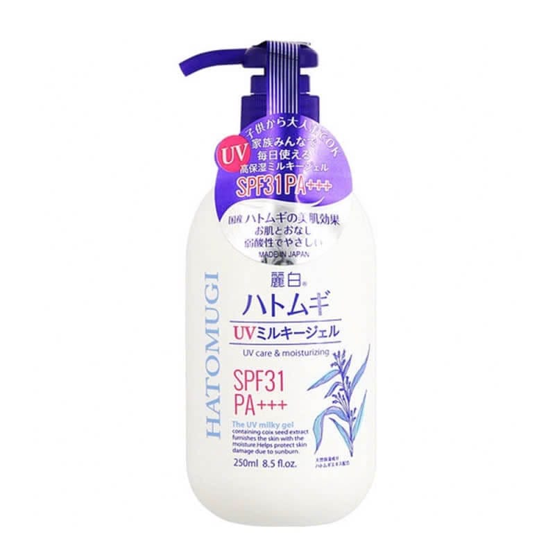 Sữa dưỡng thể chống nắng Hatomugi SPF31 250ml (1)