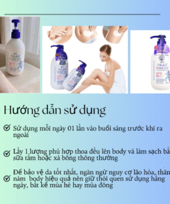 Sữa dưỡng thể chống nắng Hatomugi SPF31 250ml (3)