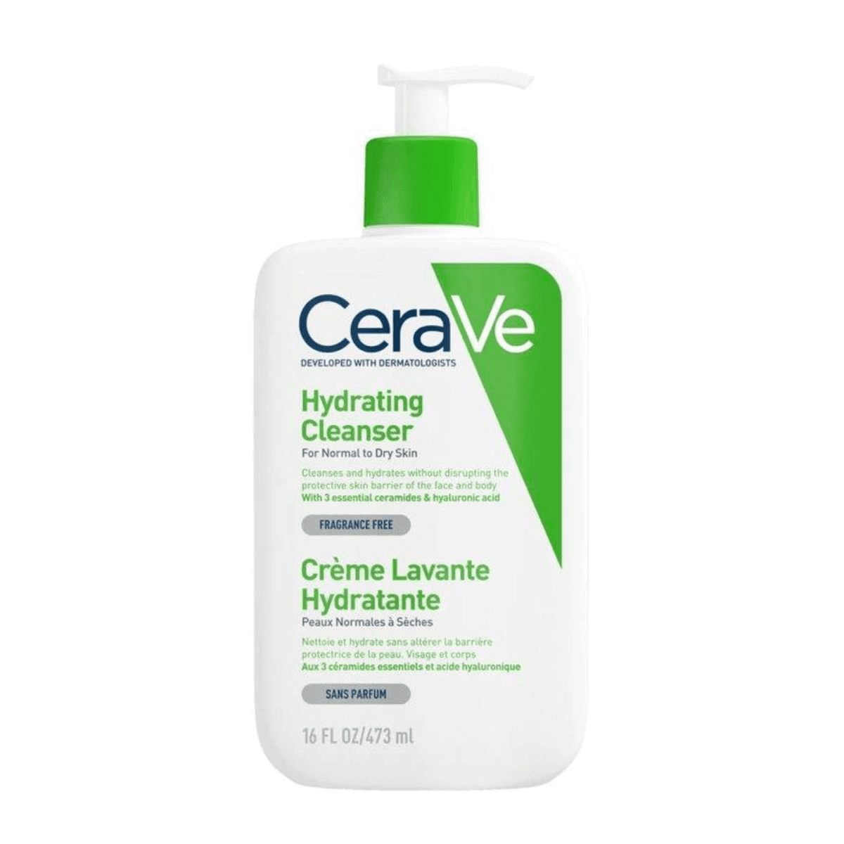 Sữa rửa mặt Cerave cho da khô, da thường 236ml Hydrating Cleanser (7)
