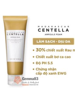 Sữa rửa mặt Skin1004 Madagascar Centella Ampoule Foam sạch sâu cho da nhạy cảm 125ml (3)